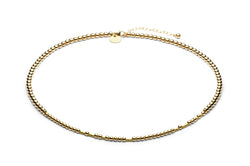 Kugelkette/ Namenskette • Morsecode • SHE'S MAD BUT SHE'S MAGIC • Gold - CLASSYANDFABULOUS JEWELRY