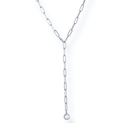 YPSILO  -  Originelle Gliederkette mit Anhänger - indiv. einstellbar - Silber