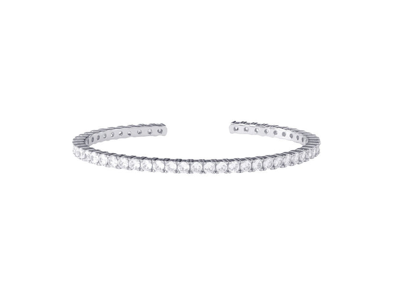 ERMÈ OPEN TENIS BRACELET - SILBER