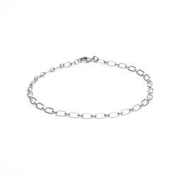 ELVA Anklet - Edles Fusskettchen - personalisierbar -  Silber - CLASSYANDFABULOUS JEWELRY