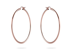 THE BIG CLASSY HOOPS  - Moderne Creole in verschiedenen Grössen -  Roségold *HANDMADE