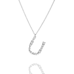 U - Buchstaben Kette - Letter Chain - Silber - SOLD OUT - CLASSYANDFABULOUS JEWELRY