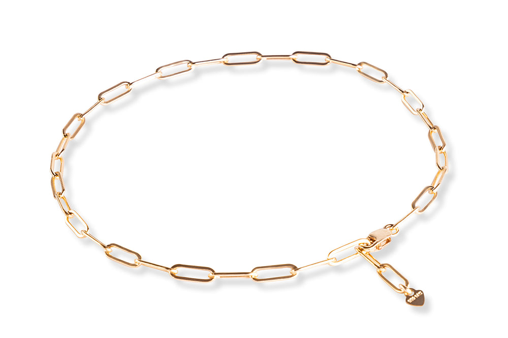 VALDA MEDIUM Anklet - Fusskettchen - Gold