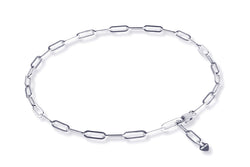 VALDA MEDIUM Anklet - Fusskettchen -  Silber