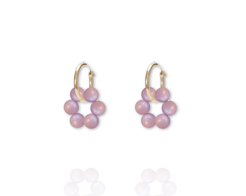 ABSOLUT AZALEA Earring - Gold / Pastell Rosé