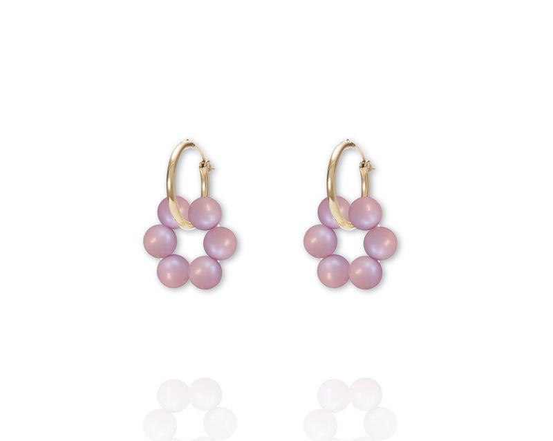 ABSOLUT AZALEA Earring - Gold / Pastell Rosé