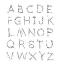 L - Buchstaben Kette - Letter Chain - Silber - CLASSYANDFABULOUS JEWELRY