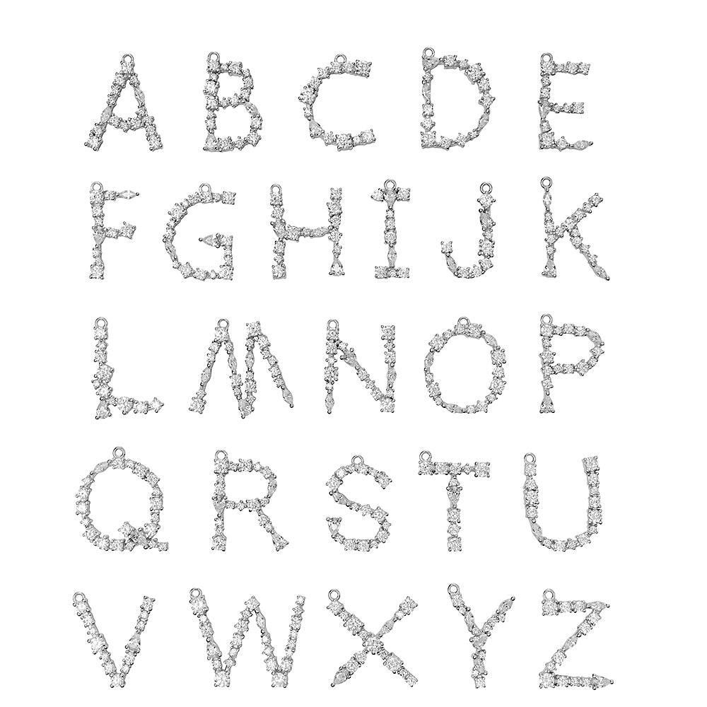 X - Buchstaben Kette - Letter Chain - Silber - SOLD OUT - CLASSYANDFABULOUS JEWELRY