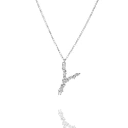 Y - Buchstaben Kette - Letter Chain - Silber - SOLD OUT - CLASSYANDFABULOUS JEWELRY