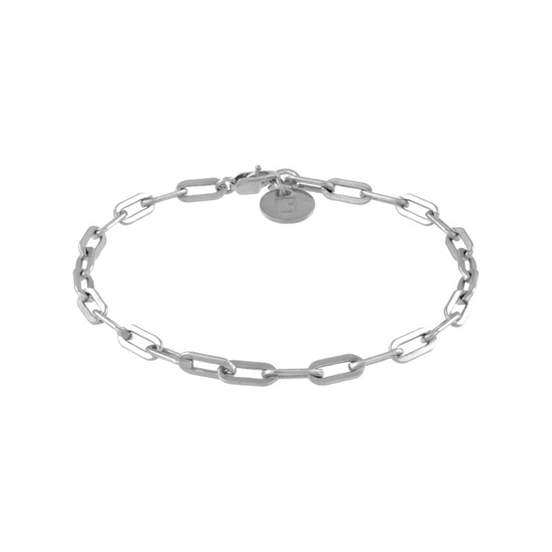 VALDA Long Link Bracelet - Gliederarmband -  Silber - CLASSYANDFABULOUS JEWELRY