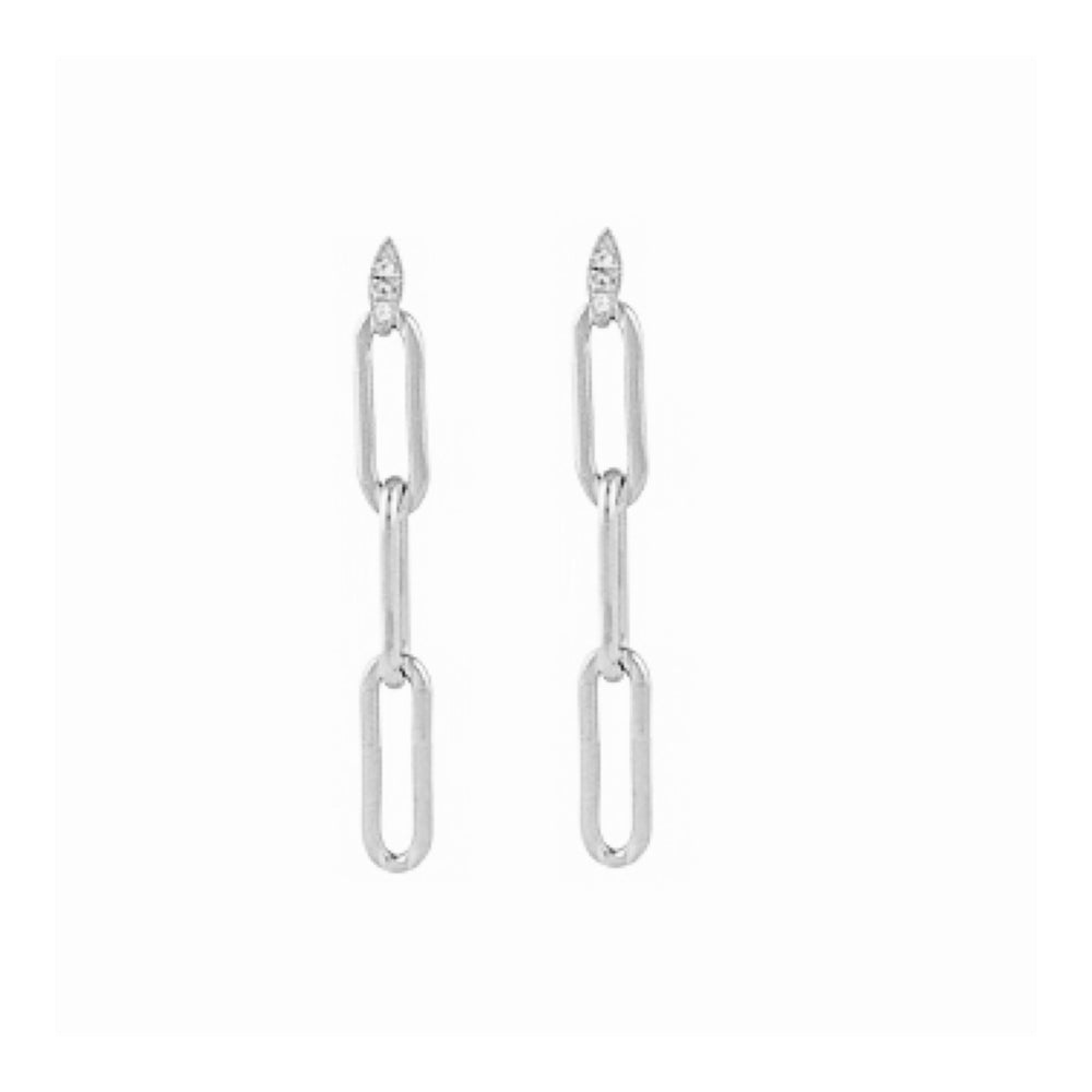 VALDA Marquise Earrings  -  Silber - CLASSYANDFABULOUS JEWELRY