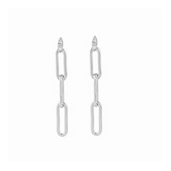 VALDA Marquise Earrings  -  Silber - CLASSYANDFABULOUS JEWELRY