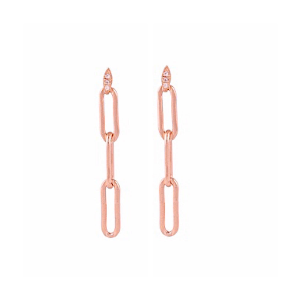 VALDA Marquise Earrings  - versch. Längen - Roségold - CLASSYANDFABULOUS JEWELRY