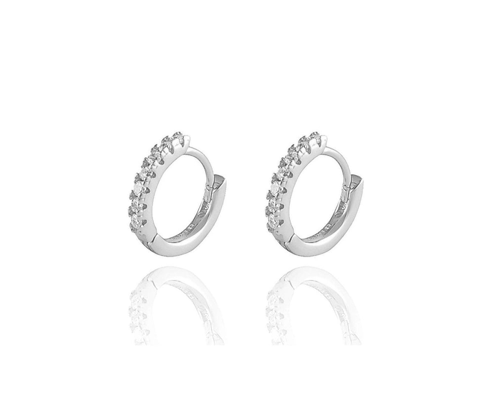 ALEA Baby Hoops - Mini Creolen - 8mm - Silber rhodiniert