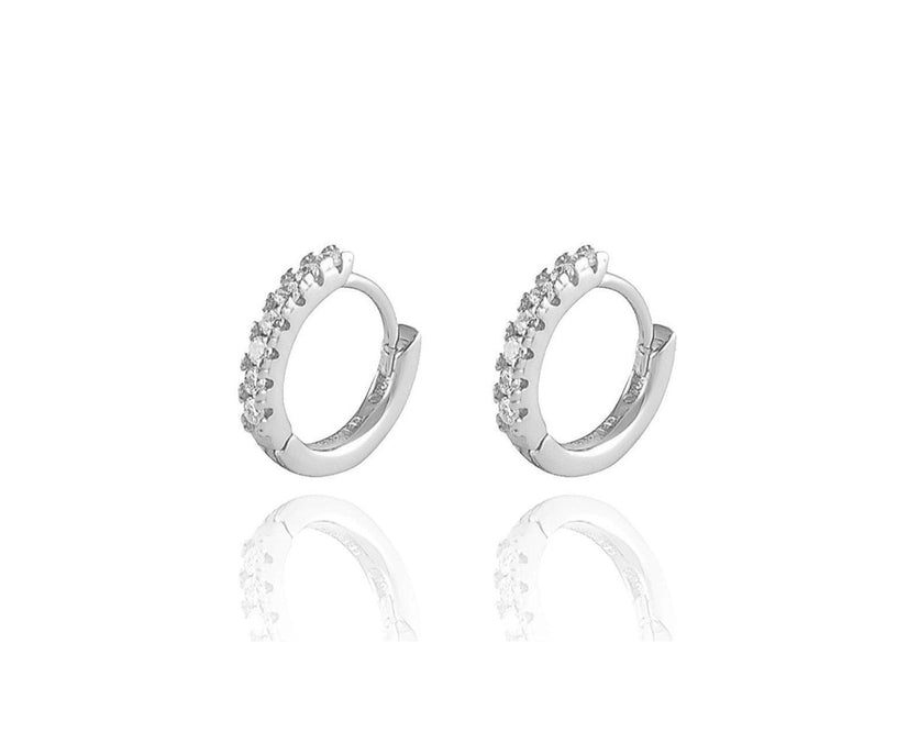 ALEA Baby Hoops - Mini Creolen - 8mm - Silber rhodiniert
