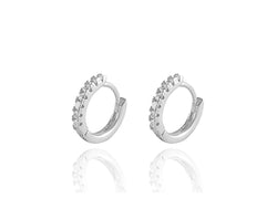 ALEA Baby Hoops - Mini Creolen - 8mm - Silber rhodiniert