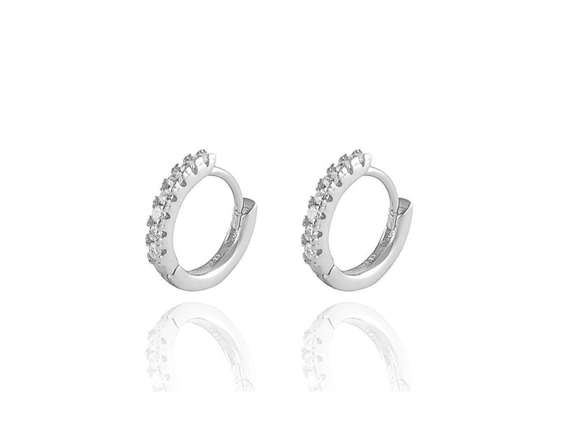 ALEA Baby Hoops - Mini Creolen - 8mm - Silber rhodiniert