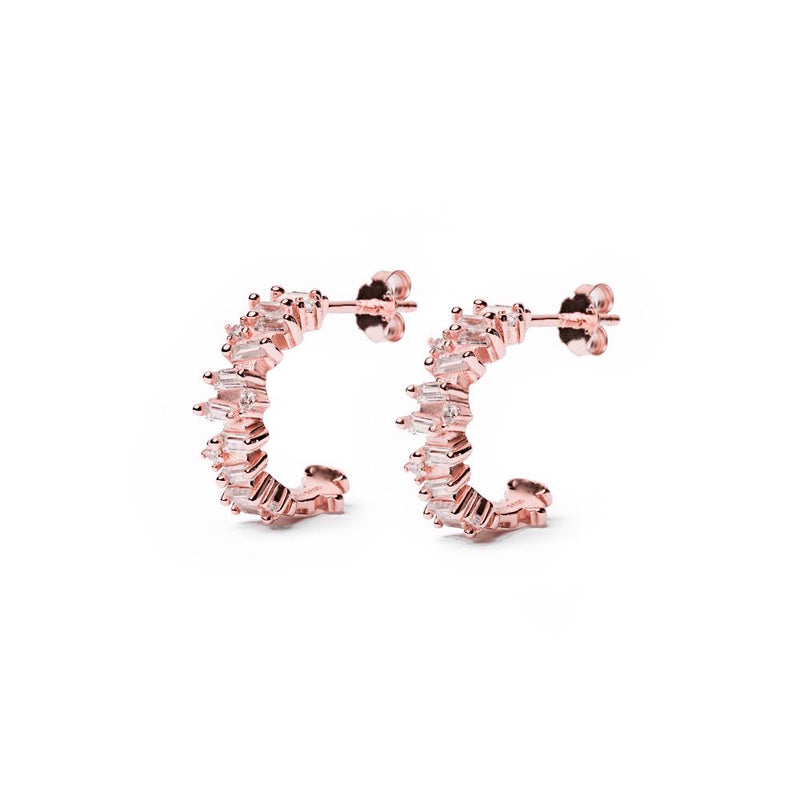 LORA SMALL HOOPS - Roségold - LIMITIERT - CLASSYANDFABULOUS JEWELRY