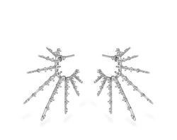 GIZA Starburst Earrings - Silber - CLASSYANDFABULOUS JEWELRY