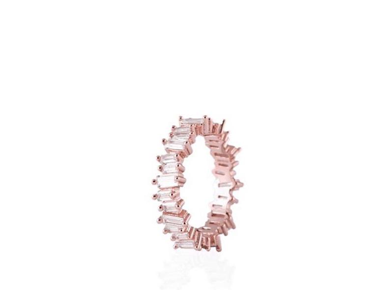LORA BAGUETTE RING - Roségold - LIMITIERT - CLASSYANDFABULOUS JEWELRY