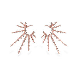 GIZA STARBURST EARRINGS - Roségold - CLASSYANDFABULOUS JEWELRY