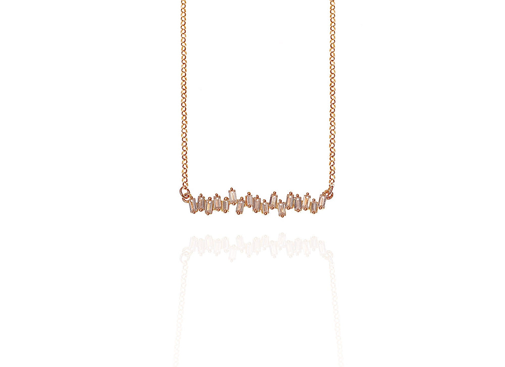 LORA BAGUETTE CHAIN - Gold - LIMITIERT - CLASSYANDFABULOUS JEWELRY