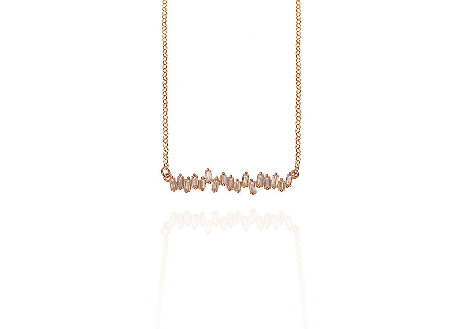 LORA BAGUETTE CHAIN - Gold - LIMITIERT - CLASSYANDFABULOUS JEWELRY