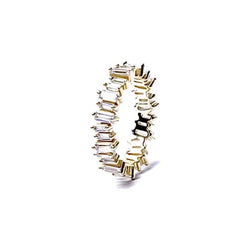 LORA BAGUETTE RING - Gold - LIMITIERT - CLASSYANDFABULOUS JEWELRY