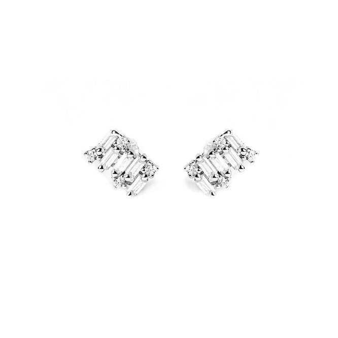 LORA STUD Earrings - Silber - CLASSYANDFABULOUS JEWELRY
