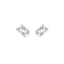 LORA STUD Earrings - Silber - CLASSYANDFABULOUS JEWELRY