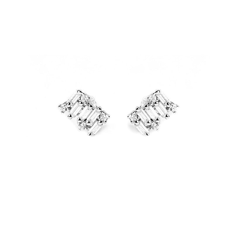 LORA STUD Earrings - Silber - CLASSYANDFABULOUS JEWELRY