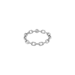 Micro Link Chain Ring  - Kettenring - Silber - CLASSYANDFABULOUS JEWELRY