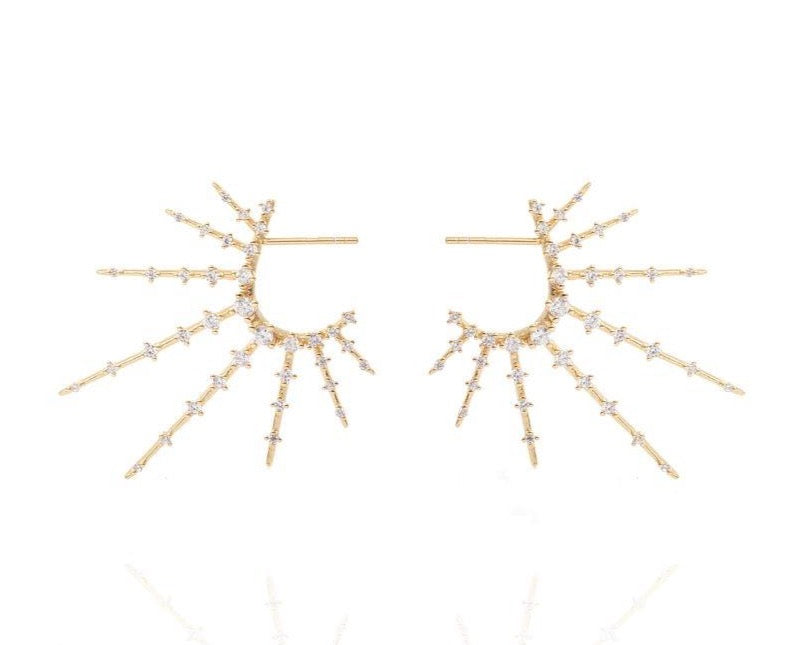 GIZA Starburst Earrings - Gold