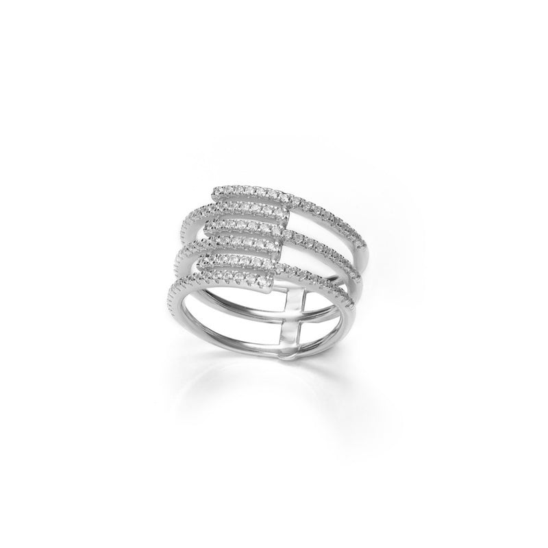 DEYA Ring - Silber rhodiniert - LIMITIERT - CLASSYANDFABULOUS JEWELRY