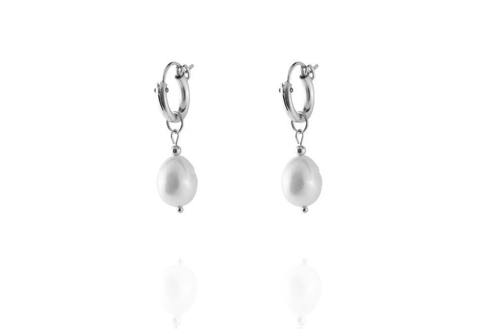 The Pearl Earring - Silber - CLASSYANDFABULOUS JEWELRY