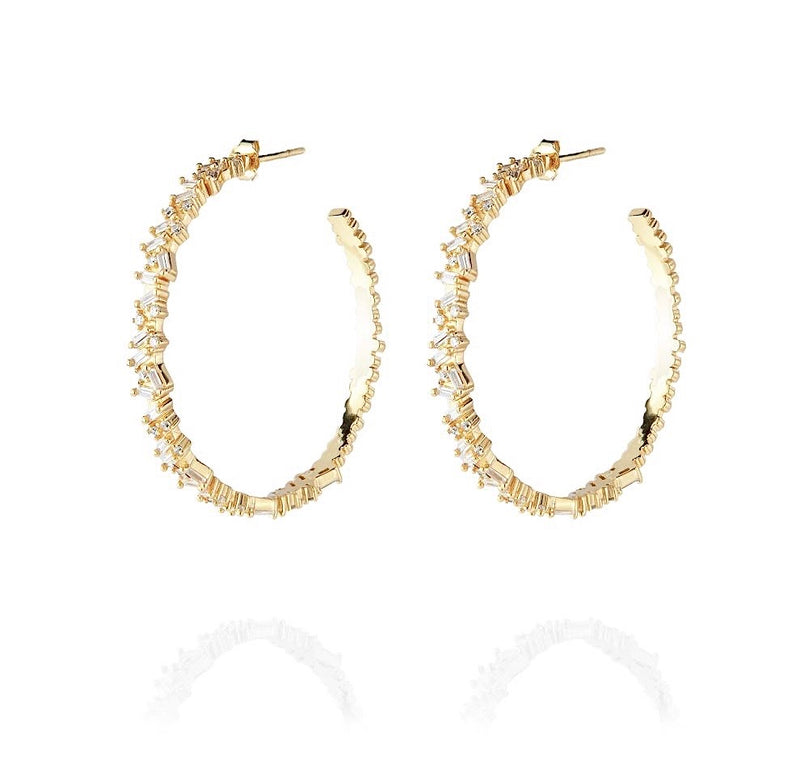 LORA BIG HOOPS - Gold - LIMITIERT - CLASSYANDFABULOUS JEWELRY