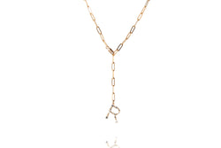 Coole Buchstaben Kette - The Big 2in1 Letter Chain - Gold - CLASSYANDFABULOUS JEWELRY
