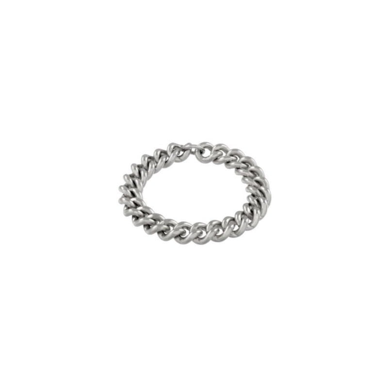 Curb Chain Ring  - Kettenring -  Silber - CLASSYANDFABULOUS JEWELRY