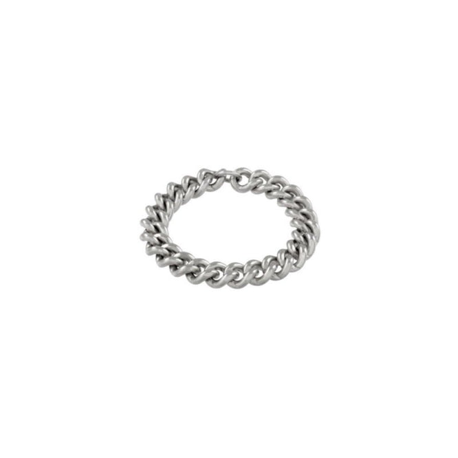 Curb Chain Ring  - Kettenring -  Silber - CLASSYANDFABULOUS JEWELRY