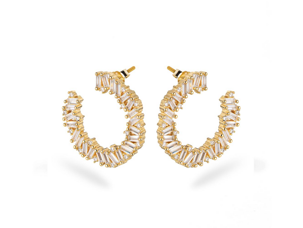 LORA MOON Earrings - Gold - LIMITIERT - CLASSYANDFABULOUS JEWELRY