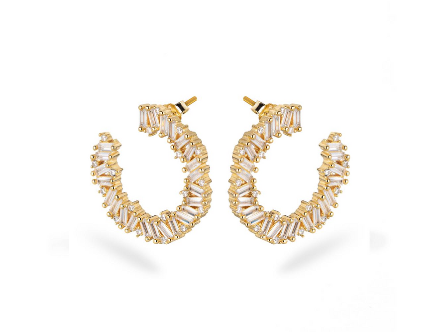 LORA MOON Earrings - Gold - LIMITIERT - CLASSYANDFABULOUS JEWELRY