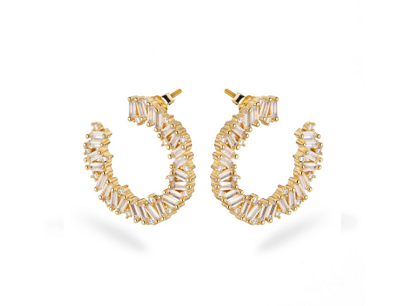 LORA MOON Earrings - Gold - LIMITIERT - CLASSYANDFABULOUS JEWELRY