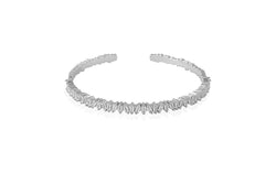 LORA GLOW Bangle - Silber Rhodiniert - LIMITIERT - CLASSYANDFABULOUS JEWELRY