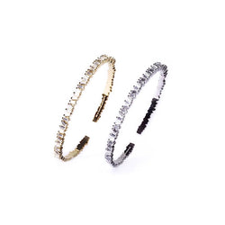 LORA GLOW Bangle - Silber Rhodiniert - LIMITIERT - CLASSYANDFABULOUS JEWELRY