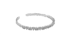 LORA GLOW Bangle - Silber Rhodiniert - LIMITIERT - CLASSYANDFABULOUS JEWELRY