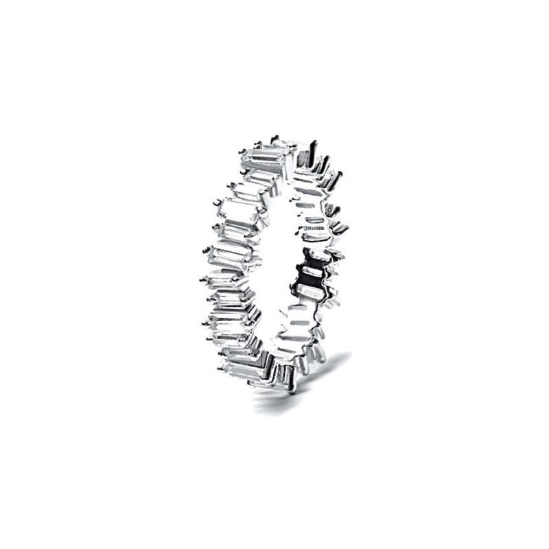 LORA BAGUETTE Ring - Silber Rhodiniert - LIMITIERT - CLASSYANDFABULOUS JEWELRY