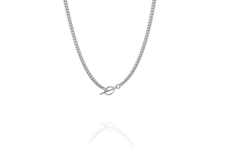 Curb Toggle Chain  -  Silber - CLASSYANDFABULOUS JEWELRY