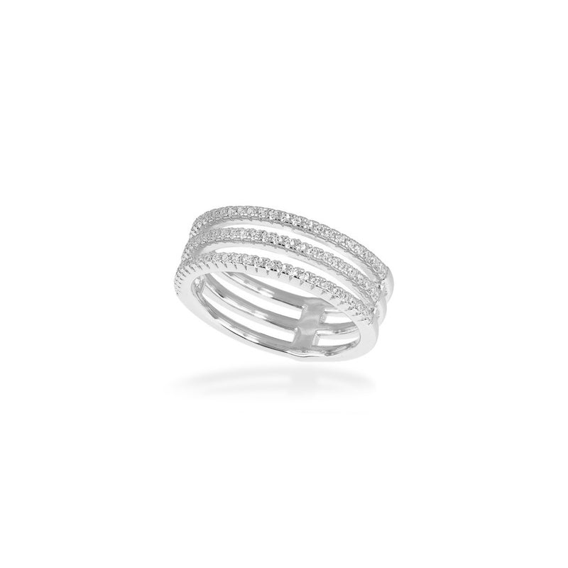 RINA Ring - Silber rhodiniert - LIMITIERT - CLASSYANDFABULOUS JEWELRY