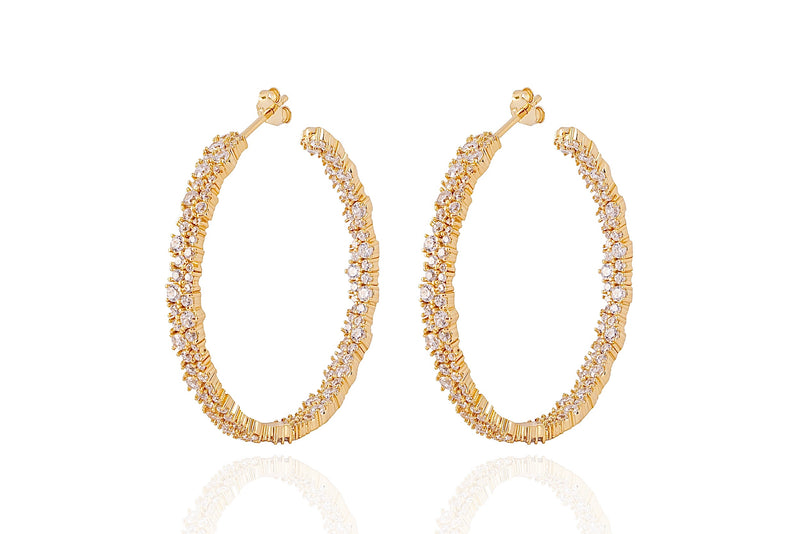 ANAH - DAZZL BIG HOOPS - Gold - LIMITIERT