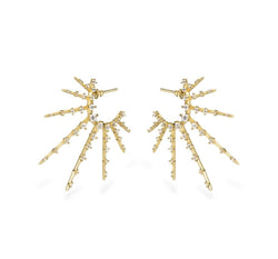 GIZA Starburst Earrings - Gold - CLASSYANDFABULOUS JEWELRY
